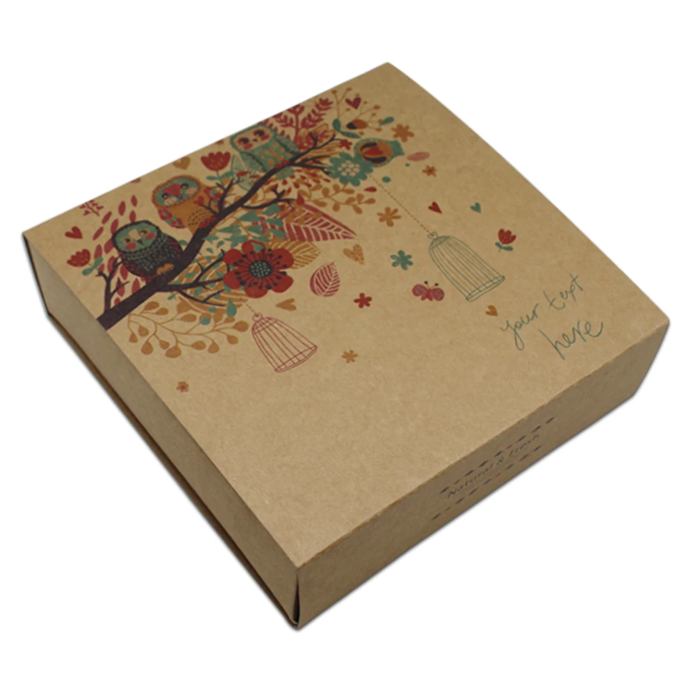 

20pcs/Lot Party Favor Drawer Shape Package Boxes Animal / Flower Gift Packaging Box For Chocolate Paper Jewellery Box Organizer