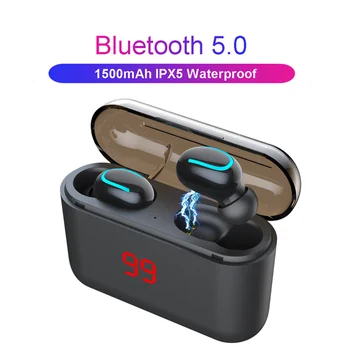 

Q32 Bluetooth Earphones TWS Wireless 5.0 Headphone Handsfree Earbuds Gaming Headset Phone PK HBQ ear buds