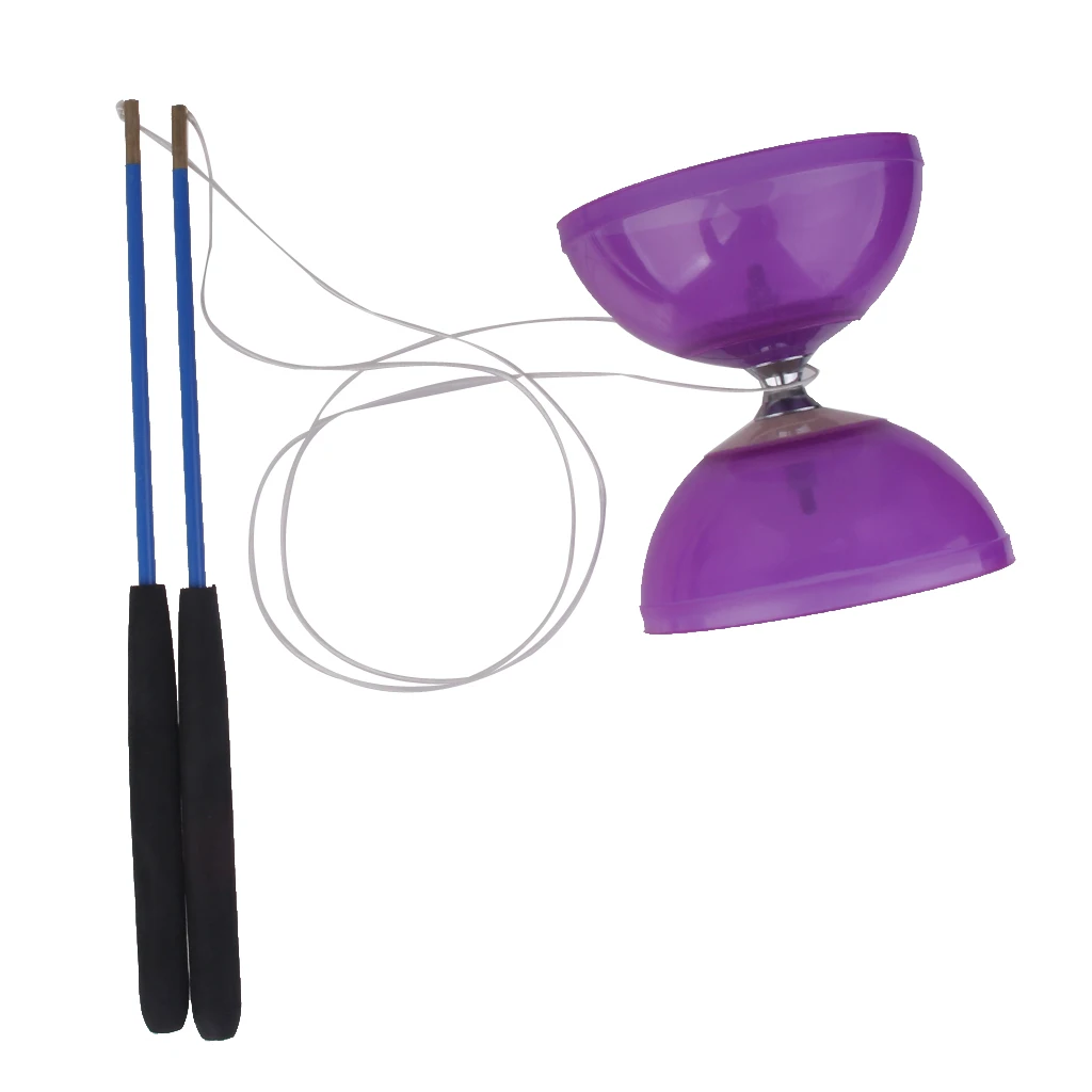 2 набора профессиональных 5 подшипников Diabolo Handsticks& String жонглирование уличная игра трюк обучающая игрушка Подарки