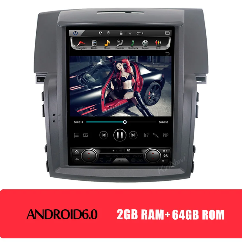 android car radio KiriNavi Telsa стиль вертикальный экран 10," 1 Din Android 8,1 Автомагнитола для Honda CRV Автомобильный мультимедийный gps-навигатор 2012 - Цвет: android car radio