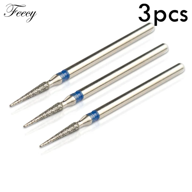 5pcs Diamond Nail Drill Bit Kits Mill Cutter All For Manicure Machine Bit Tools Accessories Cuticle Clean For Removing Nail Gel M