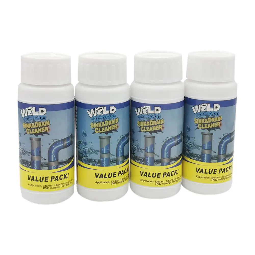 4PCS Мощное средство для дноуглубления труб мощный очиститель для слива раковины для прочистки стоков на кухн щетка для унитаза Closestool инструменты для чистки засоров J20 - Тип аромата: 4PCS