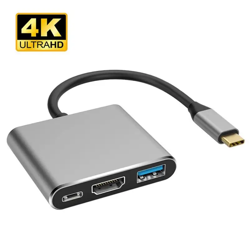 Usb c HDMI Usbc to Hdmi 3.1 Converter Adapter Type c to hdmi HDMI/USB 3.0/Type C Adapter Type-C For Apple Macbook Samsung Xiaomi