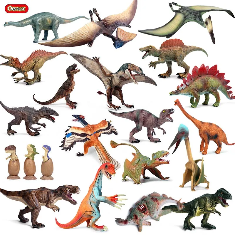 Oenux-Original-Small-Jurassic-Predator-T-Rex-Spinosaurus-Action-Figures-Dinosaur-World-Animals-Model-PVC-Collection