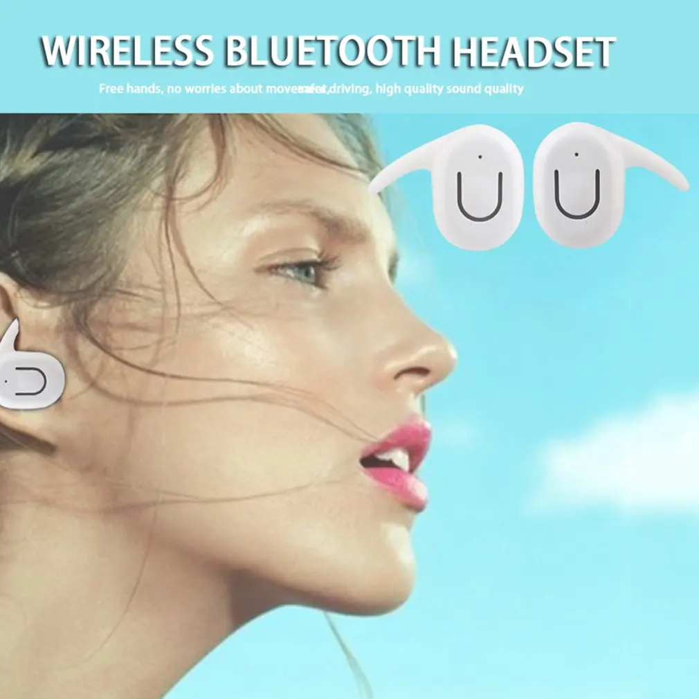 B2 беспроводные наушники Bluetooth 5,0 бинауральные деловые звонки беспроводные наушники-капельки со стерео мини спортивные наушники