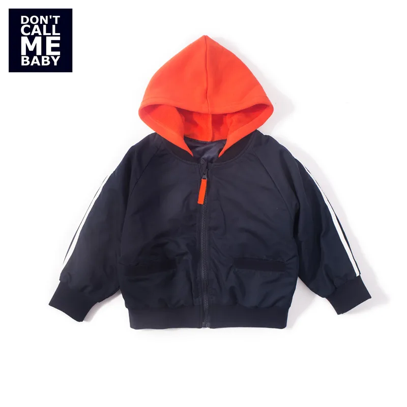 

DON`T CALL ME BABY Kids Soft Autumn Hooded Coats Boys Cool Fashion New Spring Basic Jacket Girls NEW Cute Black Outwear 54245