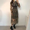2022 New Women Fashion Lace Dress High waist Sheer Long Mesh Dress Lace Embroidered Fairy Dress Femme Vestidos Robe INKEO 9D052 ► Photo 2/6