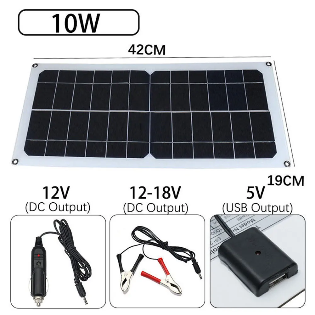 42*19 см солнечные элементы солнечное зарядное устройство модуль для кемпинга экологическое зарядное устройство для телефона автомобильный монокристаллический кремний