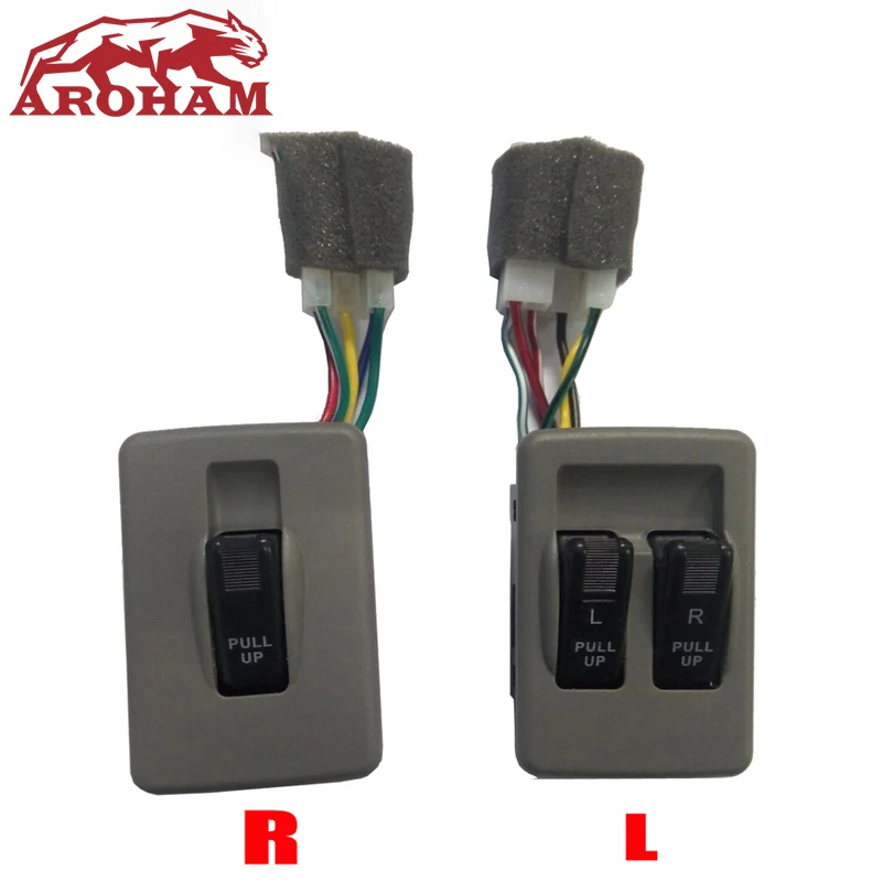 

Free Shipping! Best Quality KK12B-66-350+KK12B-66-370 For Kia Pride Electric Window Switch PRIDE lifter switch