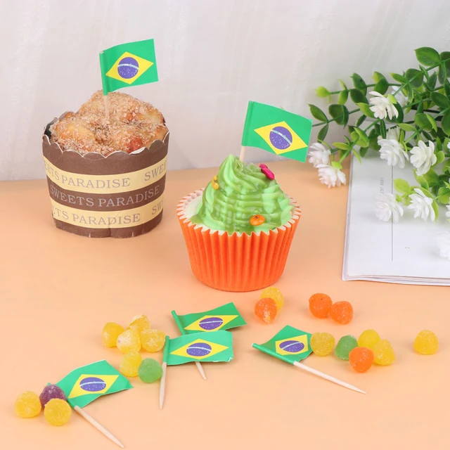 Brazil flag birthday cake making - YouTube