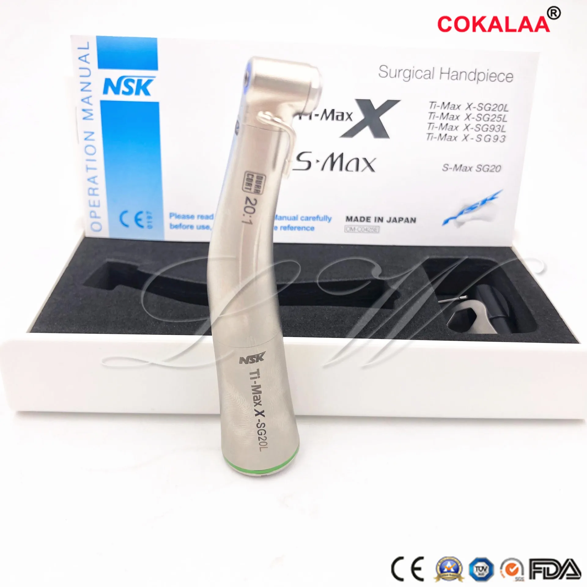Nsk dental TI MAX светодиодная волоконная электрическая насадка под углом|Отбеливание