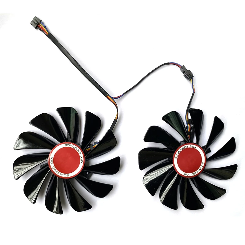 para powercolor rx5700 xt 5600xt vga gráficos fãs