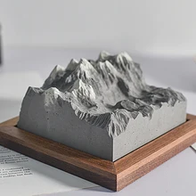 Квадратная форма для цемента, силиконовая форма для бетона, креативные поддельные горные инструменты для Изготовления Керамической штукатурки, поделки для дома, Deocr