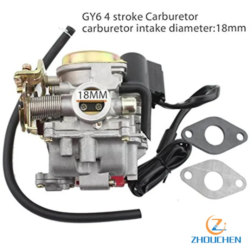 PD18 18 мм карбюратор для GY6 49cc 50cc 60cc 80cc 4 тактный скутер мопед ATV