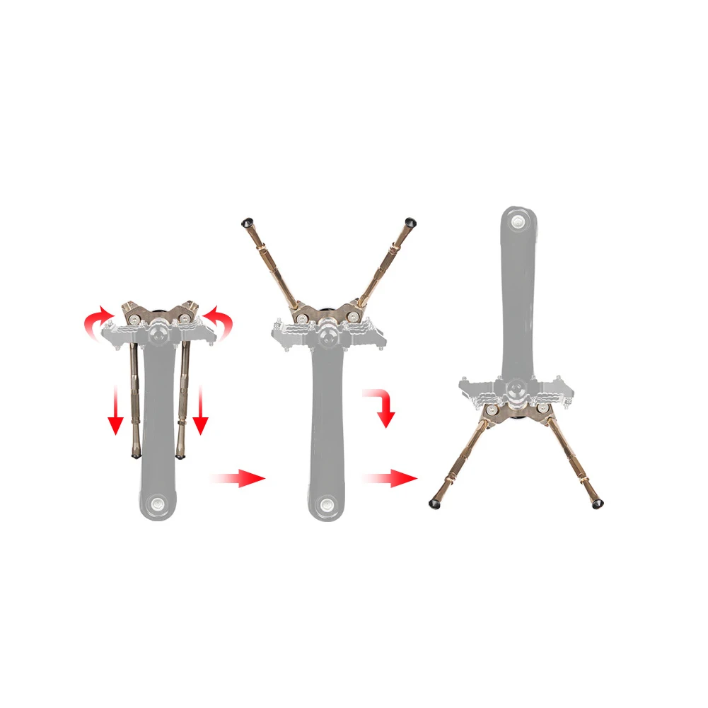 Lightweight Bicycle Kickstand Aluminum Alloy Sturdy Brace Parking Rack Foot Support Adjustable Easy Install Outdoor Crank Parts