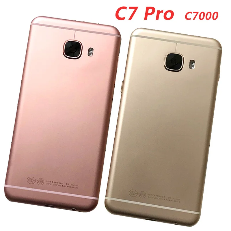 Для Samsung Galaxy C7 Pro C7010 задняя крышка чехол C7000 металлический материал батарейного