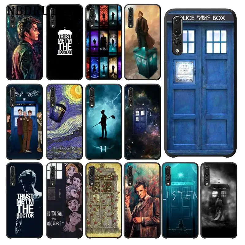 NBDRUICAI Tardis Box Doctor Who Мягкий силиконовый чехол для телефона Huawei P9 10 lite P20 pro P30 Psmart mate 20 |