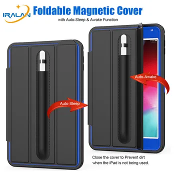 

Case For iPad Mini 5 2019 Safe Shockproof Heavy Duty Hard Kickstand Cover For iPad Mini 4 7.9 inch With Pencil Holder+Film+Pen