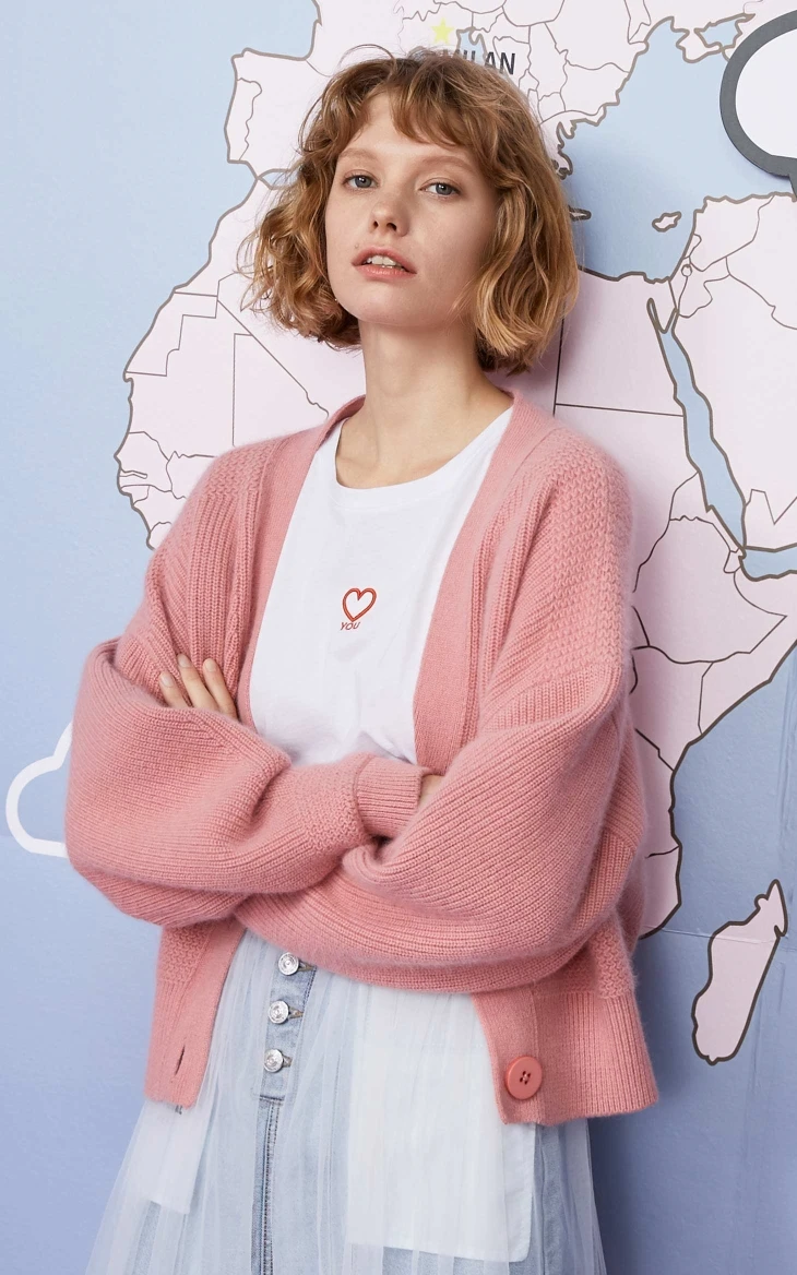 Vero Moda Женский вязаный кардиган из кроличьего меха | 319313556