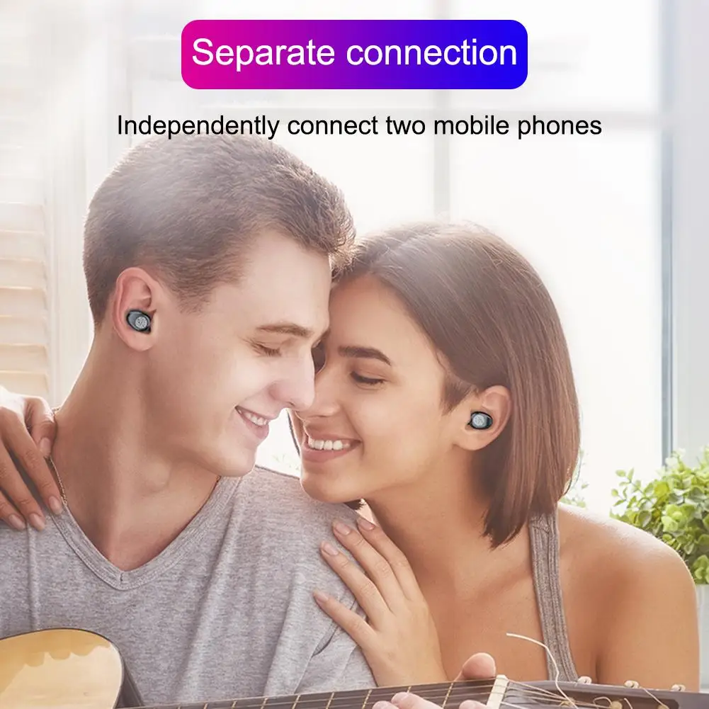 F9 TWS Bluetooth Earphone 5.0 Wireless Bluetooth Headset Stereo Bass Wireless Earphones With Microphone With 3200mAh Charger Box
