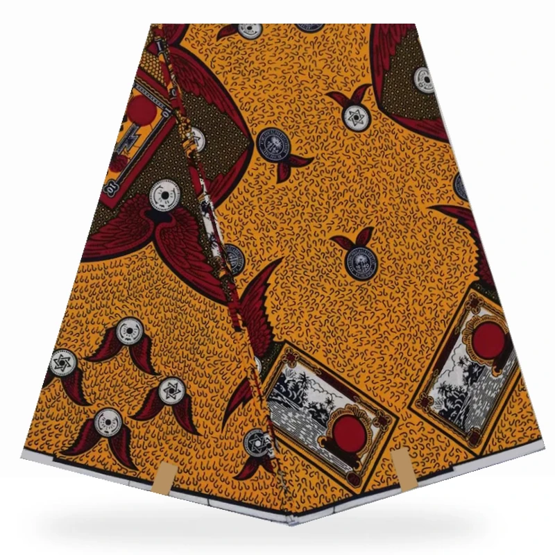

Miss L latest style veritable wax tissu africain coton fabrics 6 yards/pcs HL19S11179