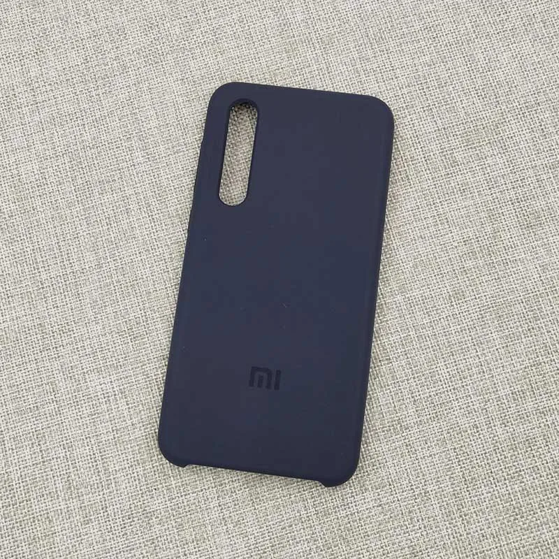 dark blue Xiao mi 9 SE mi 9 se простой сплошной цвет ультра тонкий мягкий жидкий силиконовый чехол для телефона для mi 9 se 5,97 дюймов четыре цвета - Цвет: dark blue