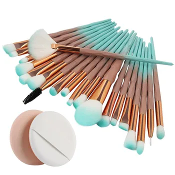 

20PCS Make Up Foundation Eyebrow Eyeliner Blush Cosmetic Concealer Brushes Set Makeup Brush brochas maquillaje G10.10