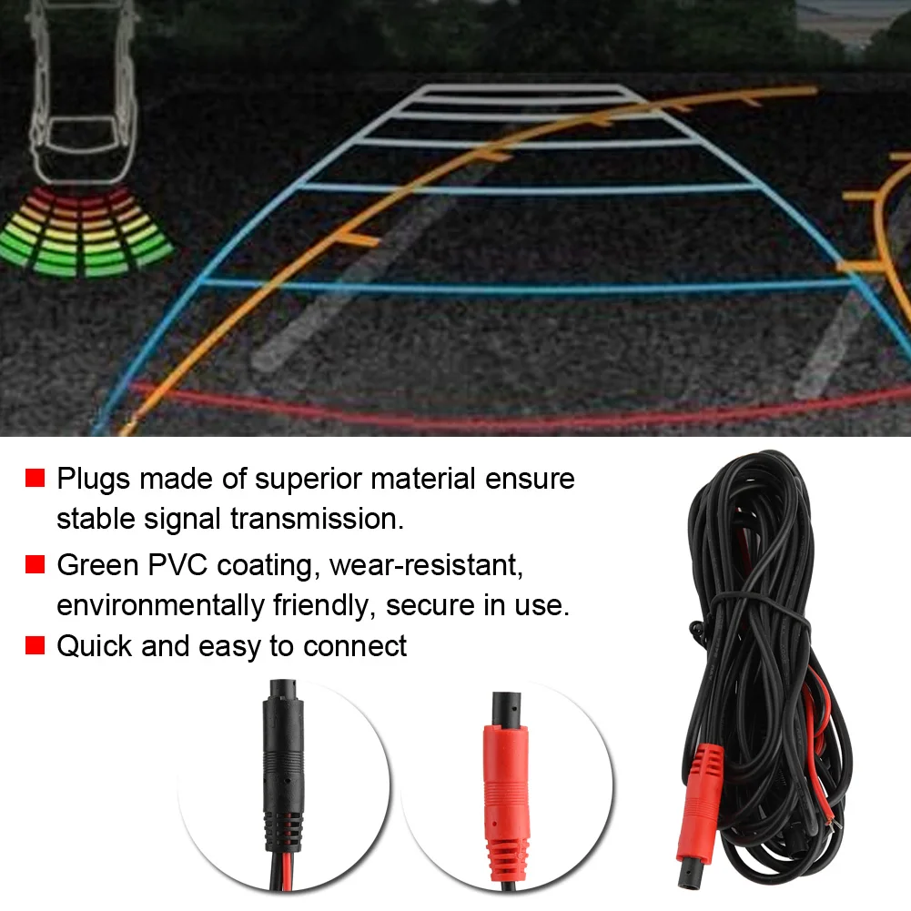 4M 4Pin задний вид автомобиля парковочная камера видео провод-удлинитель для заднего вида парковочная камера камеры наблюдения