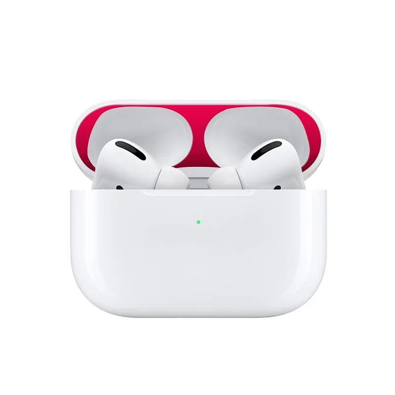 Металлическая Пылезащитная наклейка для Apple AirPods Pro Чехол Пылезащитная наклейка защита кожи для AirPods 3 Аксессуары