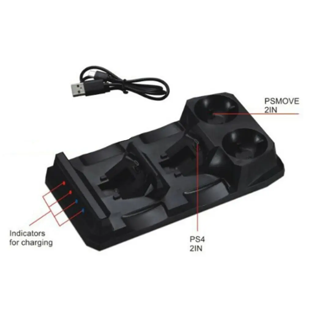 Зарядное устройство для Ps4 с ручкой Ps Move Four Charge Base Ps4Vr Dual Charge Ps4 беспроводной контроллер зарядное устройство