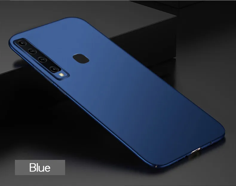 Жесткий пластиковый чехол для samsung Galaxy Note 10 8 9 Plus S10 Plus для samsung S8 S9 S7 Edg S10 E 5g ультра тонкий жесткий чехол - Цвет: Blue