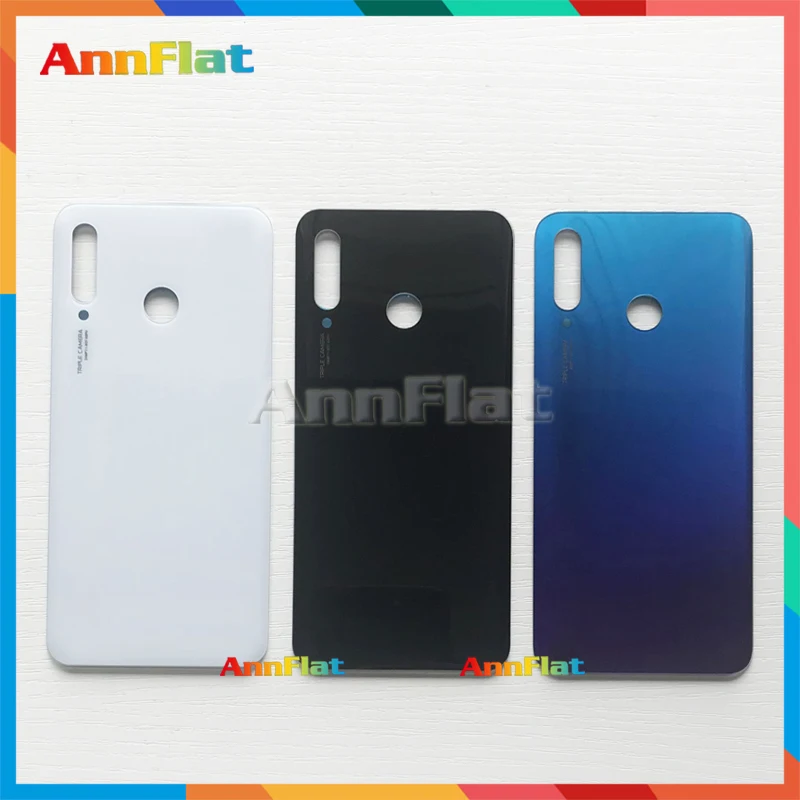 10 шт./лот для huawei P30 Lite Nova 4E MAR-LX1M MAR-AL00 MAR-TL00 задняя Корпус Батарея крышка Дверь задняя крышка Стекло с клеем