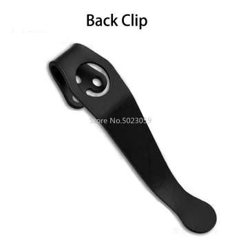 

1piece Titanium Pocket Knife Clip Kydex Back Clips waist Clip for C81 C10 C11 folding knife Back Clips