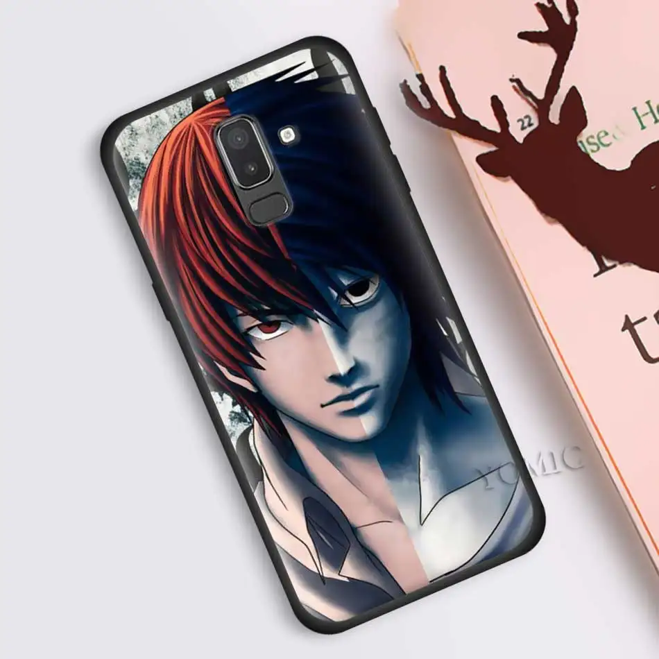 Death Note Ryuk Кира чехол для samsung Galaxy J8 J6 J4 A6 A7 A8 A9 плюс M10 M20 M30 S M40 силиконовый чехол для телефона с изображением на задней панели Чехол