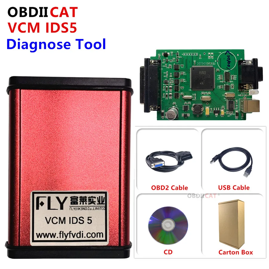 DHL Бесплатный Новый FLY оригинальный IDS 5 OBD2 диагностический инструмент для f o r d 110 01