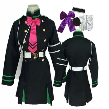 

New anime Halloween party paper paly seraph of the end owari no hiph hiiragi shinoa anime costume costume wig
