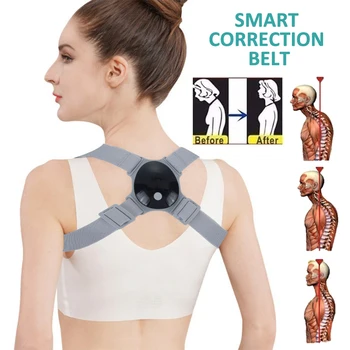

Adult Back Posture Corrector Corset Spine Back Shoulder Lumbar Brace Support Belt For Working/ Studying/Rea Hunchback Corrector