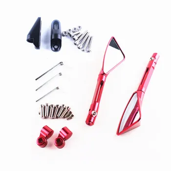 

CNC Aluminum Rear View Side Mirrors For Kawasaki Ninja ZX6R 2009 2010 2011 ZX-6R Red