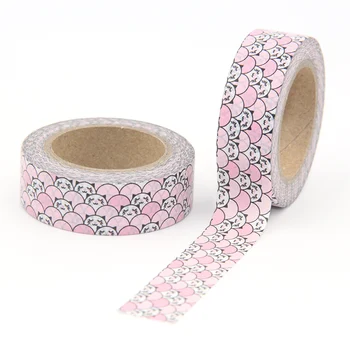 

New Arrival 1PC 15MM*10M Pink Cry Bear Animal Washi Tape Wide Sticky Adhesive Tape Scrapbooking Album DIY Decorative Paper Tape