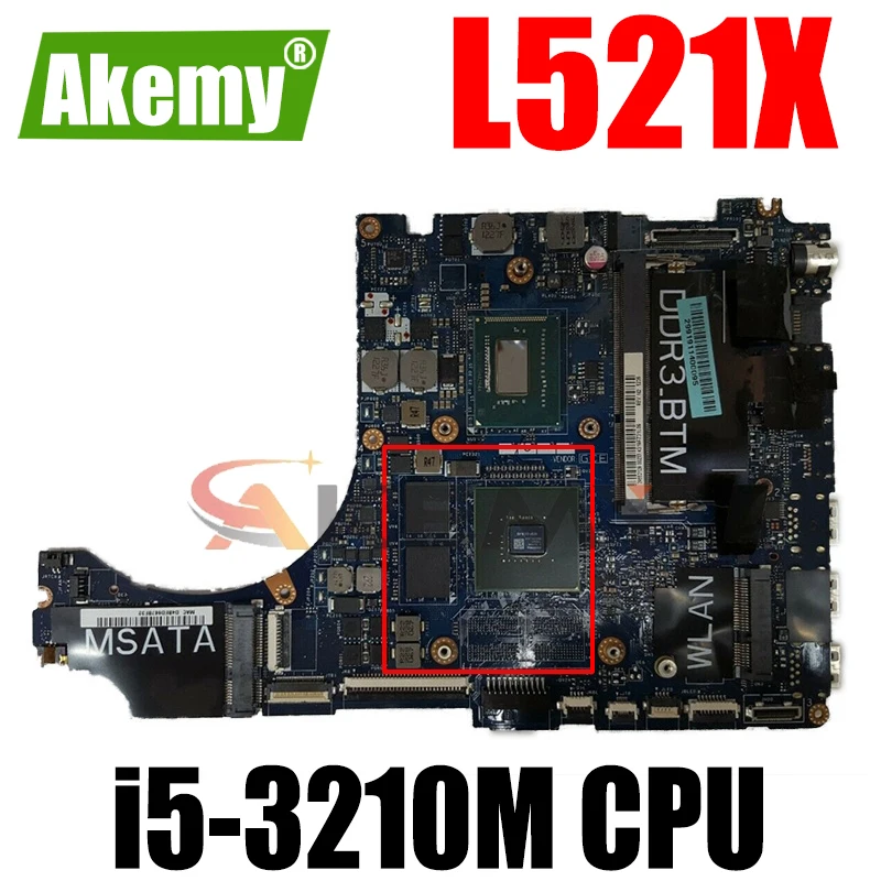 Akemy 03FR96 3FR96 LA-7851P для DELL XPS15 L521X материнская плата ноутбука i5-3210M HM76 DDR3 тестирование |