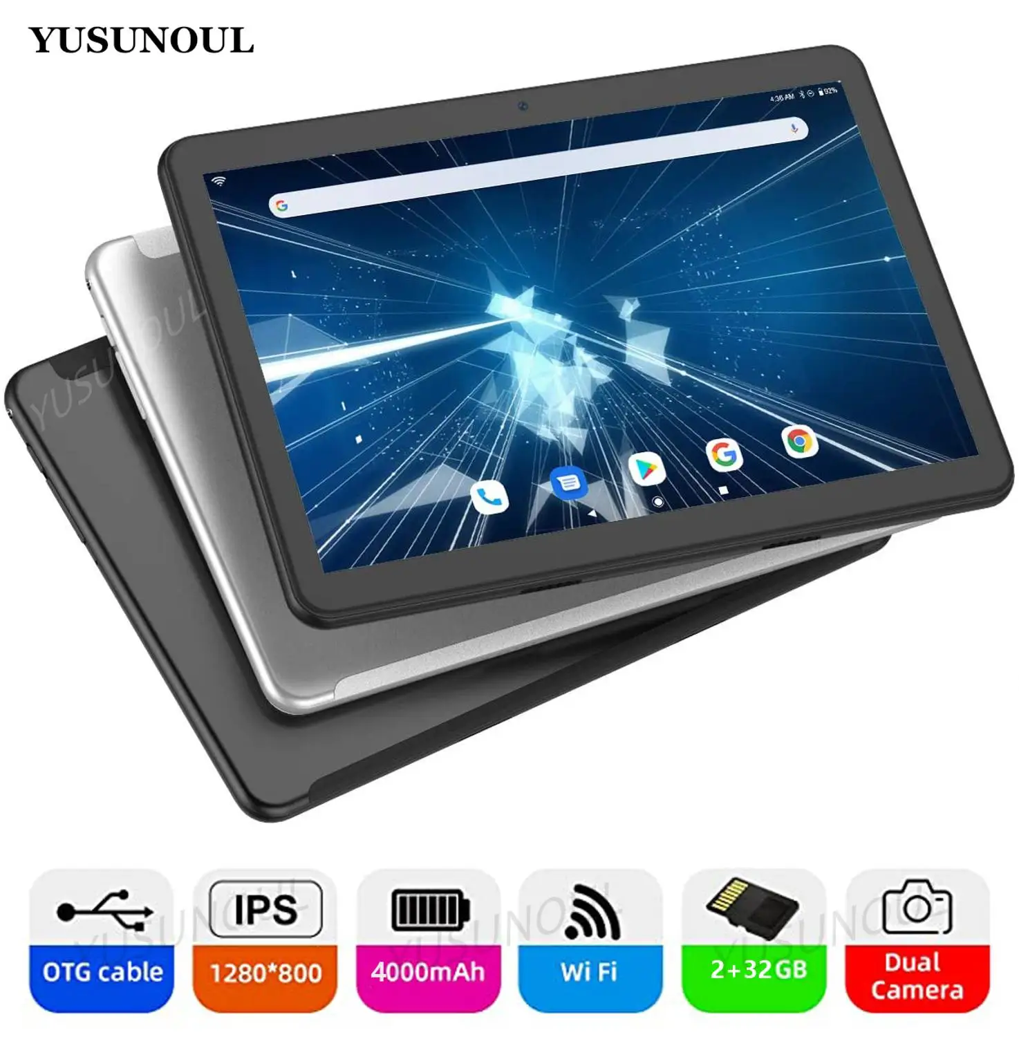 Sales!!!Fast Shipping New Google Super Tempered 2.5D Screen 10 inch tablet PC Android 9.0 32GB ROM Wifi GPS Play Store Free Gift |