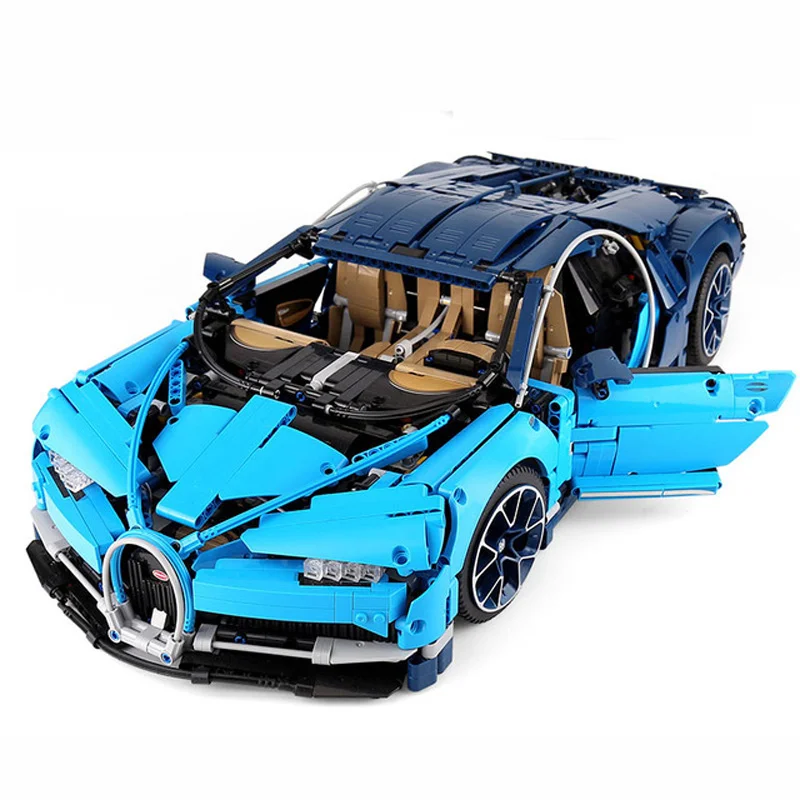 20001 20086 совместимый Technic Volture 42083 42056 Ford Mustang Bugatti Chiron Ford строительные блоки кирпичи игрушка в подарок