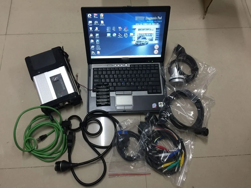 Новая программа программного обеспечения V12/ Das/DTS Monaco8/HHT D630 4G MB STAR C5 SD подключения компактный 5 диагностический инструмент с Wi-Fi для Mercedes