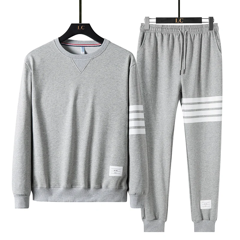 2020 Brand Autumn Winter Men Sets Pants Clothing Sweatsuit Fashion Clothes Trousers Sportswear Sweatpants Long Sleeve Tracksuits