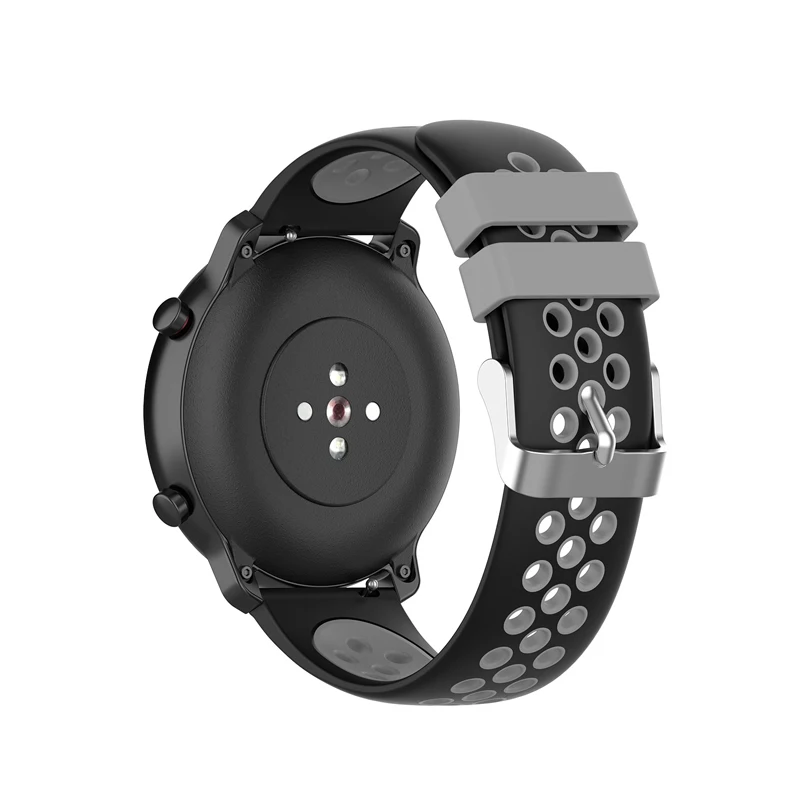 Силиконовый ремешок для часов для samsung galaxy Watch 46 мм спортивный сменный Браслет ремешок для часов 22 мм для gear S3 Frontier/Classic