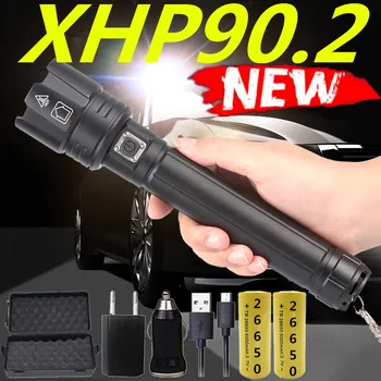 

2020 New XHP90.2 XHP70.2 LED Flashlight Tactical Waterproof Torch Zoom Hunting Camping Lamps 26650 Rechargeable Powerful Torch