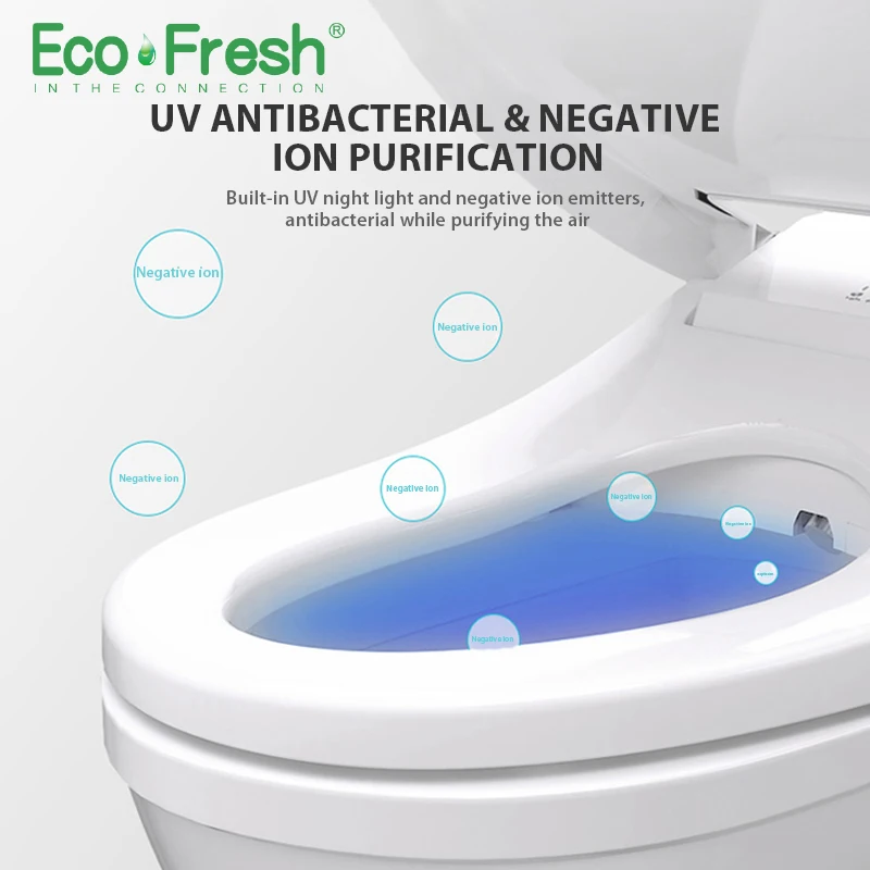 Ecofresh смарт сиденье для унитаза washlet Электрический крышка биде интеллектуальные