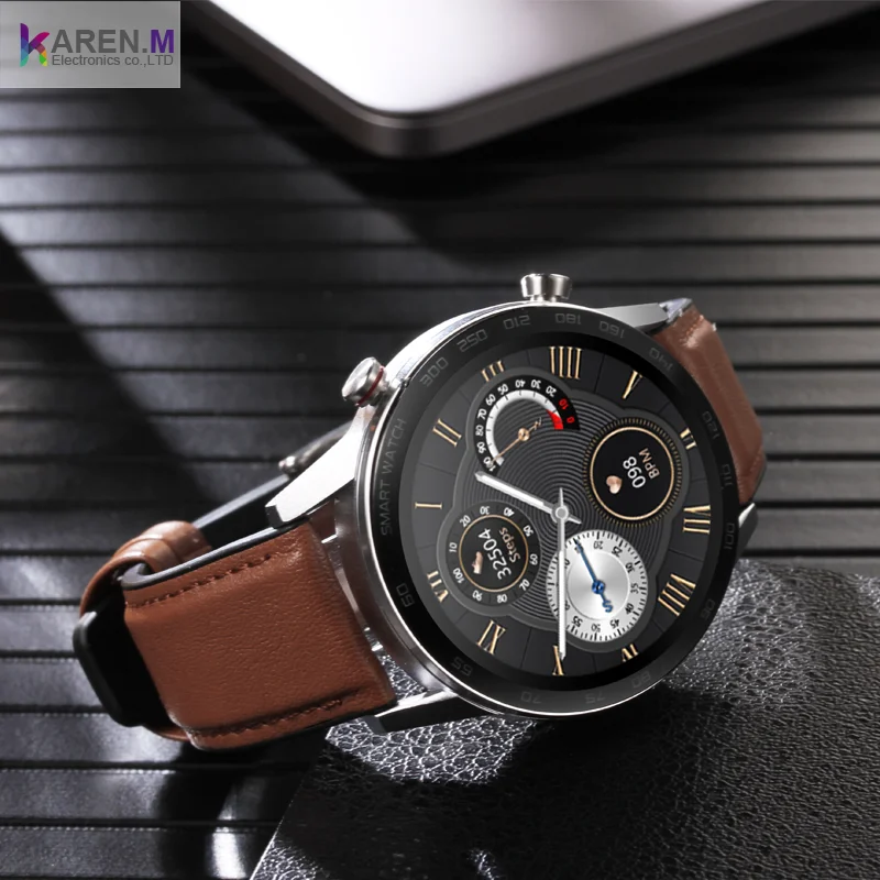 

Business Smart Watch Men's Bluetooth Call Music ECG + PPG IP68 Waterproof Blood Pressure Heart Rate Fitness Tracker Smartwatch