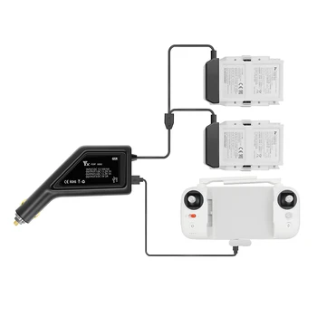 

Intelligent Car Charger Adapter Fast Charging Hub Remote Controller Battery Charger for FIMI X8 SE 2020 Quadcopter Accessories