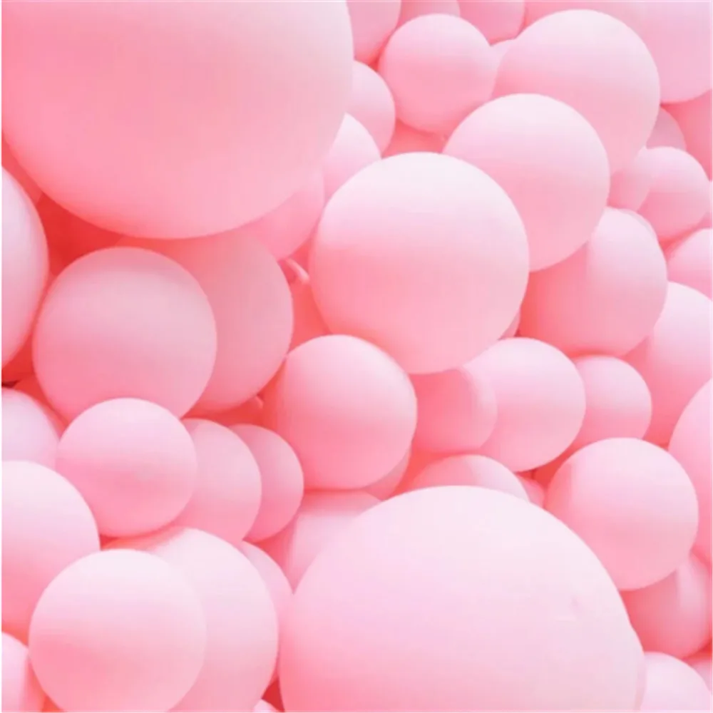 

Macaron Matte Pure Pink Balloons Party Decoration Pastel Colored Balloons Birthday Wedding Engagement Anniversary Christmas 10"